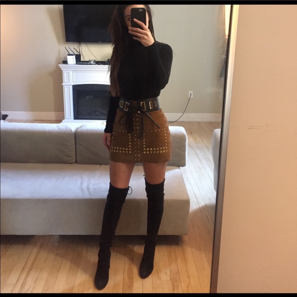Zara Suede Skirt